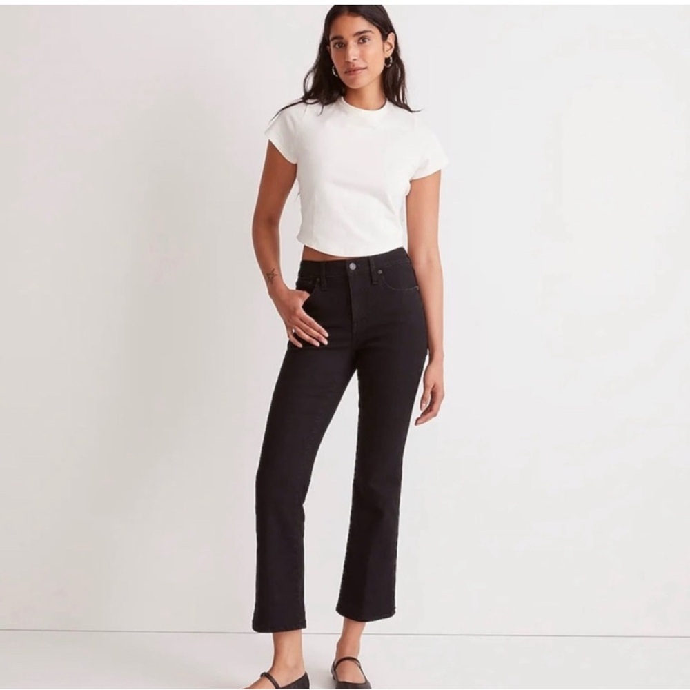 Madewell- Cali Demi Boot Jeans Starkey Wash, Size 29